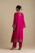 Arundhati fuchsia pink A-line kurta set