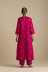Arundhati fuchsia pink embroidered long kurta set