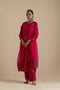 Arundhati fuchsia pink kurta set