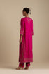 Arundhati fuchsia pink straight long kurta set