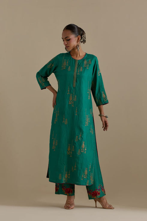 Arundhati green kurta set