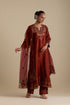 Arundhati maroon kurta set