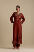 Arundhati maroon kurta set