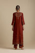 Arundhati maroon kurta set