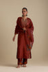 Arundhati maroon straight kurta set