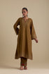 Arundhati olive green A-line kurta set