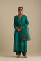Arundhati persian green straight kurta set