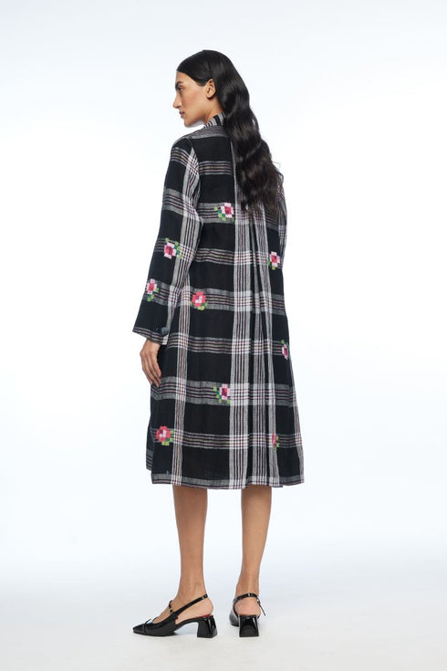 Arvensis black long jacket