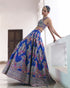 Aryahi royal blue lehenga set
