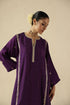 Arzoo purple kurta set