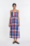 Asphodel multicheck dress