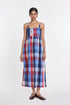 Asphodel multicheck dress