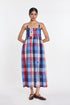 Asphodel multicheck dress