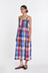 Asphodel multicheck dress