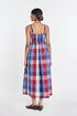 Asphodel multicheck dress