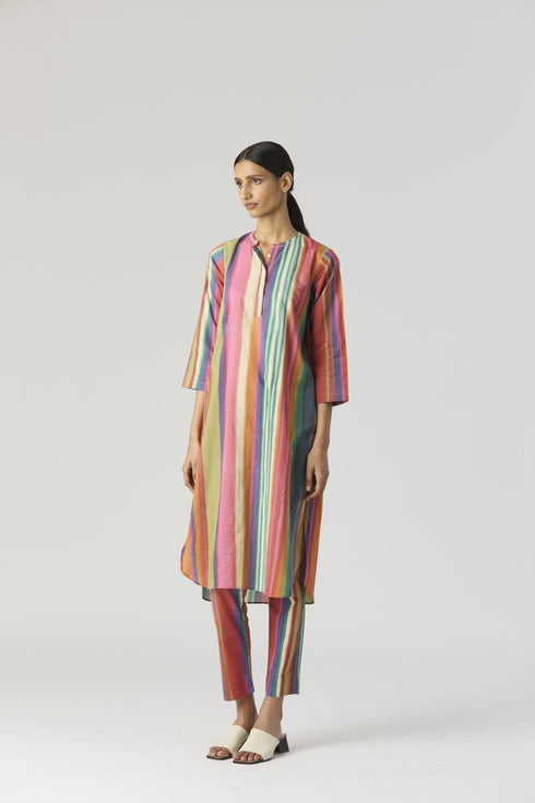 Aurora multicolor long kurta set