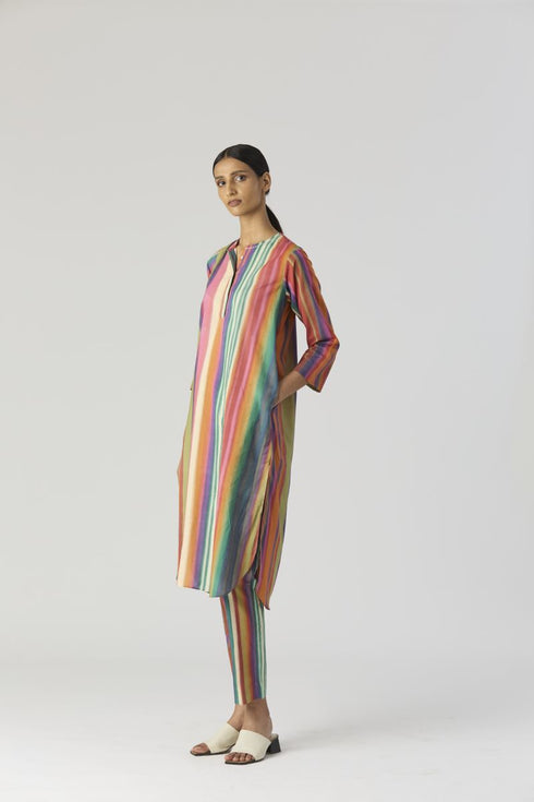 Aurora multicolor long kurta set