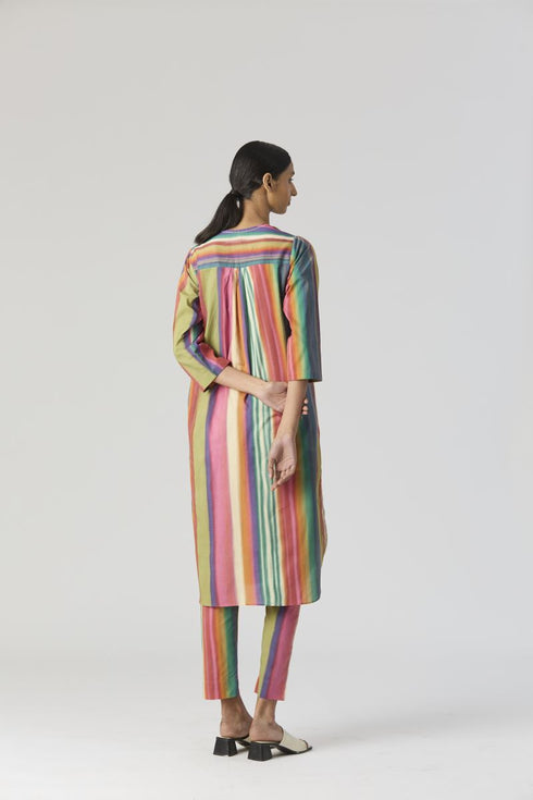 Aurora multicolor long kurta set