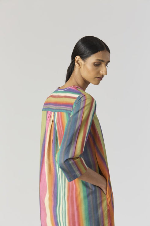 Aurora multicolor long kurta set