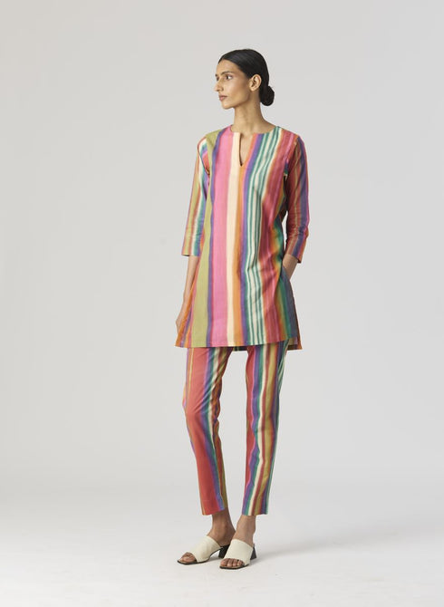 Aurora multicolor short kurta set
