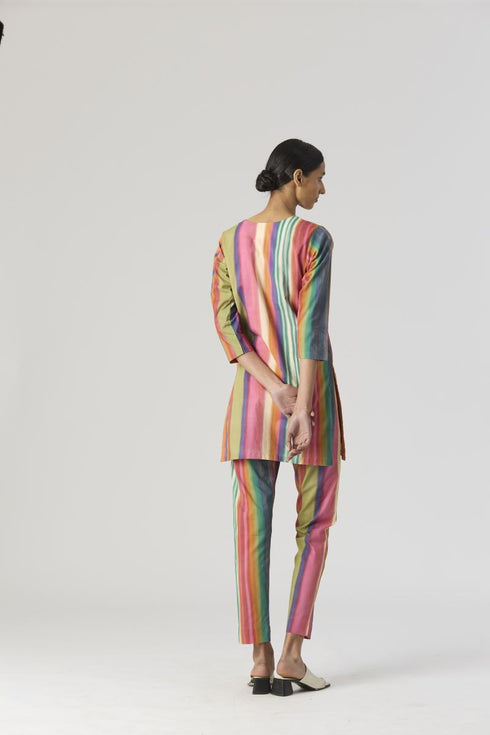 Aurora multicolor short kurta set