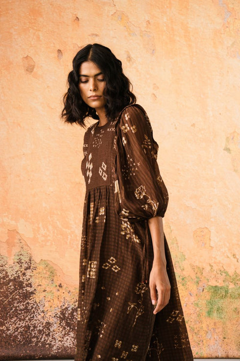 Avani cognac dress