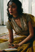 Avni basant yellow, grey and beige blouse