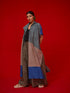 Awaken teal, grey and water blue tunic