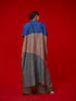 Awaken teal, grey and water blue tunic
