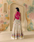 Azulea ivory fleur lehenga