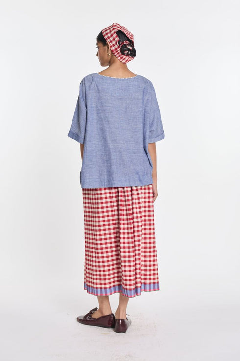 Azurea elasticated skirt