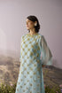 Azure beaded checkered kurta