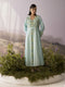 Azure beaded tunic