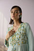 Azure beaded tunic