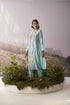 Azure floral kurta