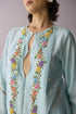 Azure floral kurta