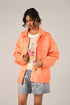 Banksiae peach oversize jacket