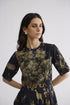Banyan half pleated dress