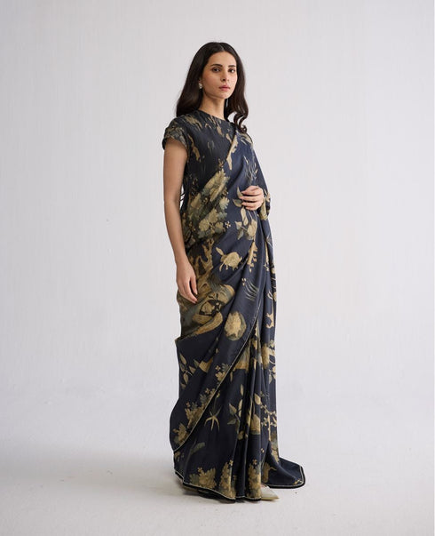 Banyan silk sari