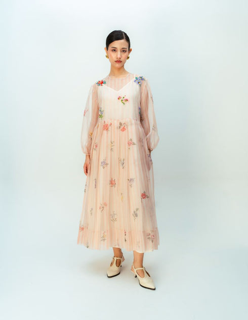 Barely blush dress