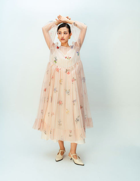 Barely blush dress