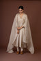 Barsana beige kurta dress set