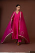 Barsana pink kurta dress set