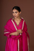 Barsana pink kurta dress set