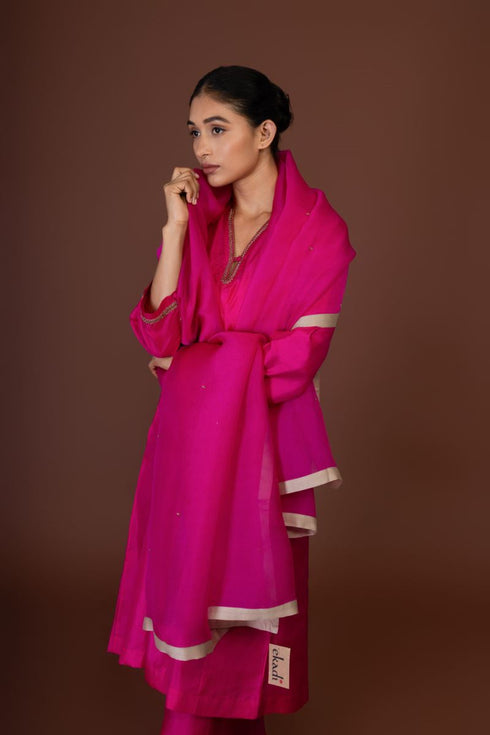 Barsana pink kurta set