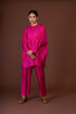 Barsana pink short tunic with pants
