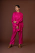 Barsana pink short tunic with pants