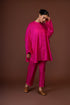 Barsana pink short tunic with pants