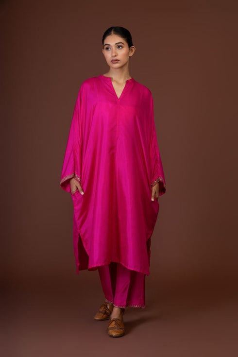 Barsana pink tunic with pants