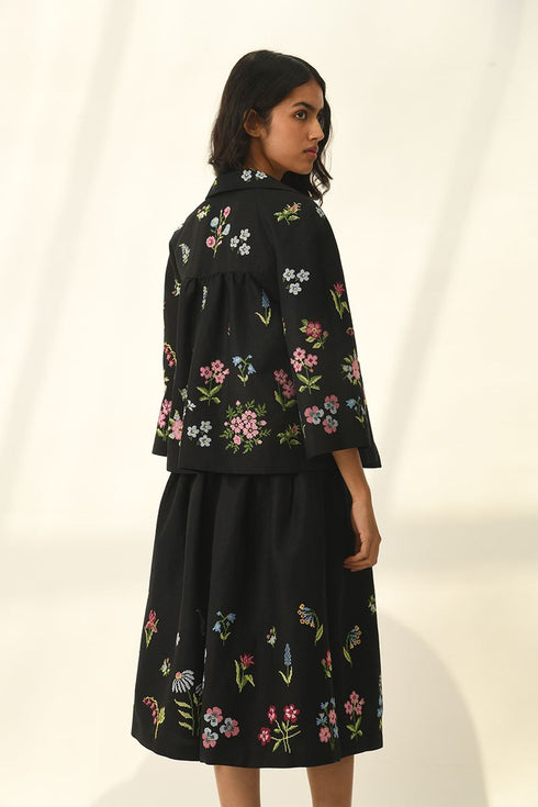 Bellinda black pleated skirt